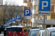 Miejsca parkingowe na krakowskim osiedlu Żabiniec