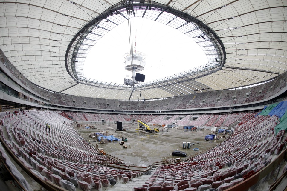 Tak rośnie Stadion Narodowy