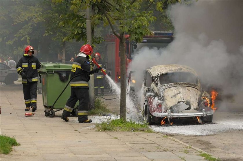 Wybuch przed domem Tuska. FOTO