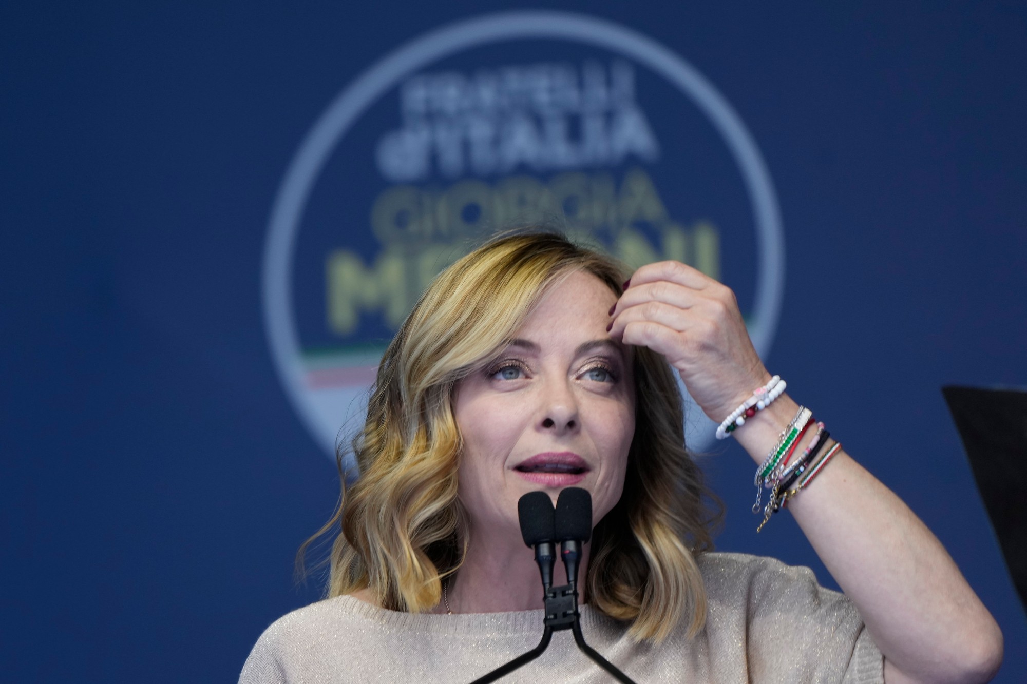 Talianska premiérka Giorgia Meloniová.