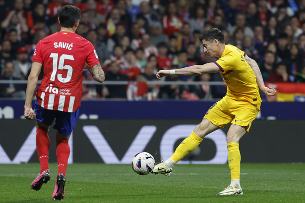 Robert Lewandowski w meczu z Atletico Madryt zaliczył dwie asysty i strzelił jednego gola