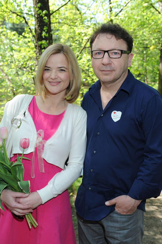 Monika Richardson i Zbigniew Zamachowski