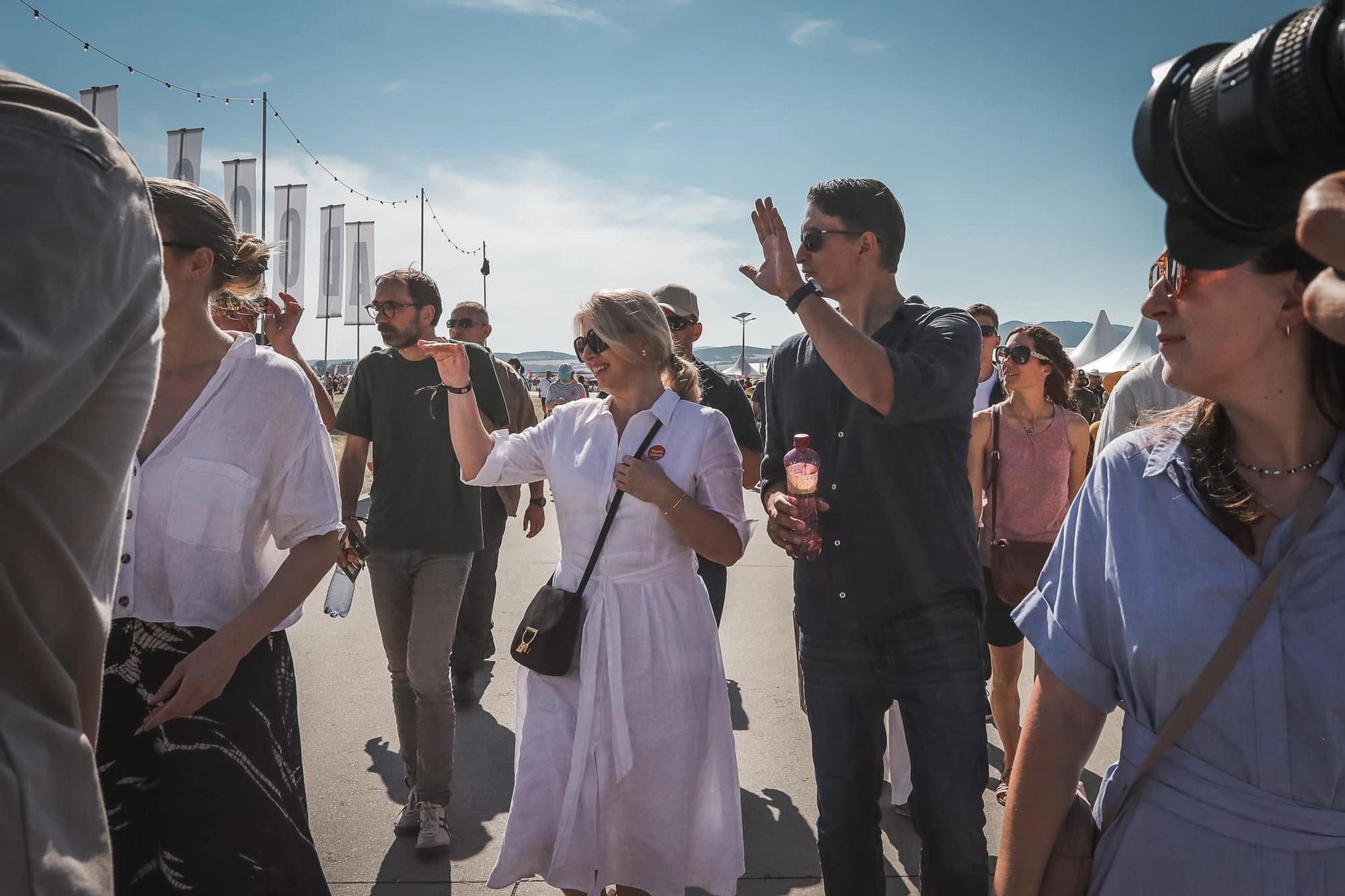 Čaputová a Rizman na festivale Pohoda v roku 2023.