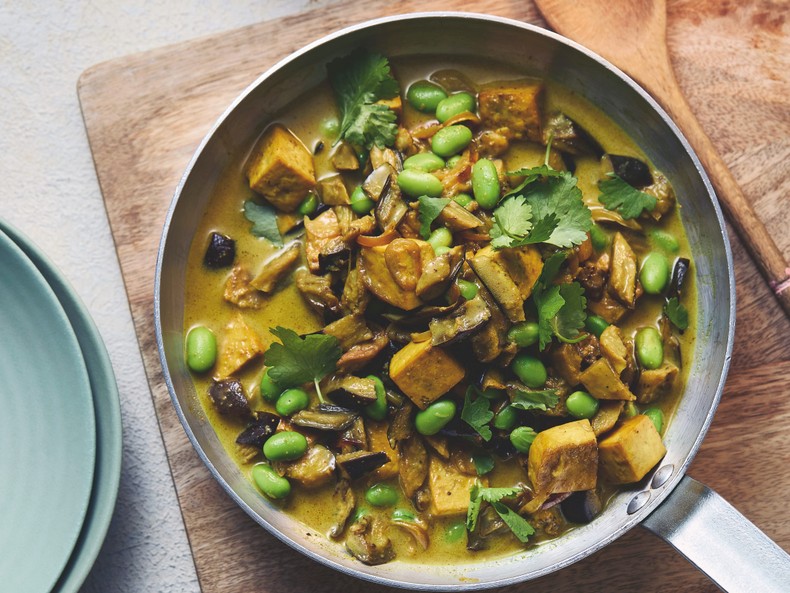 Aubergine and tofu stew from Every Bite Counts.Rob Hobson