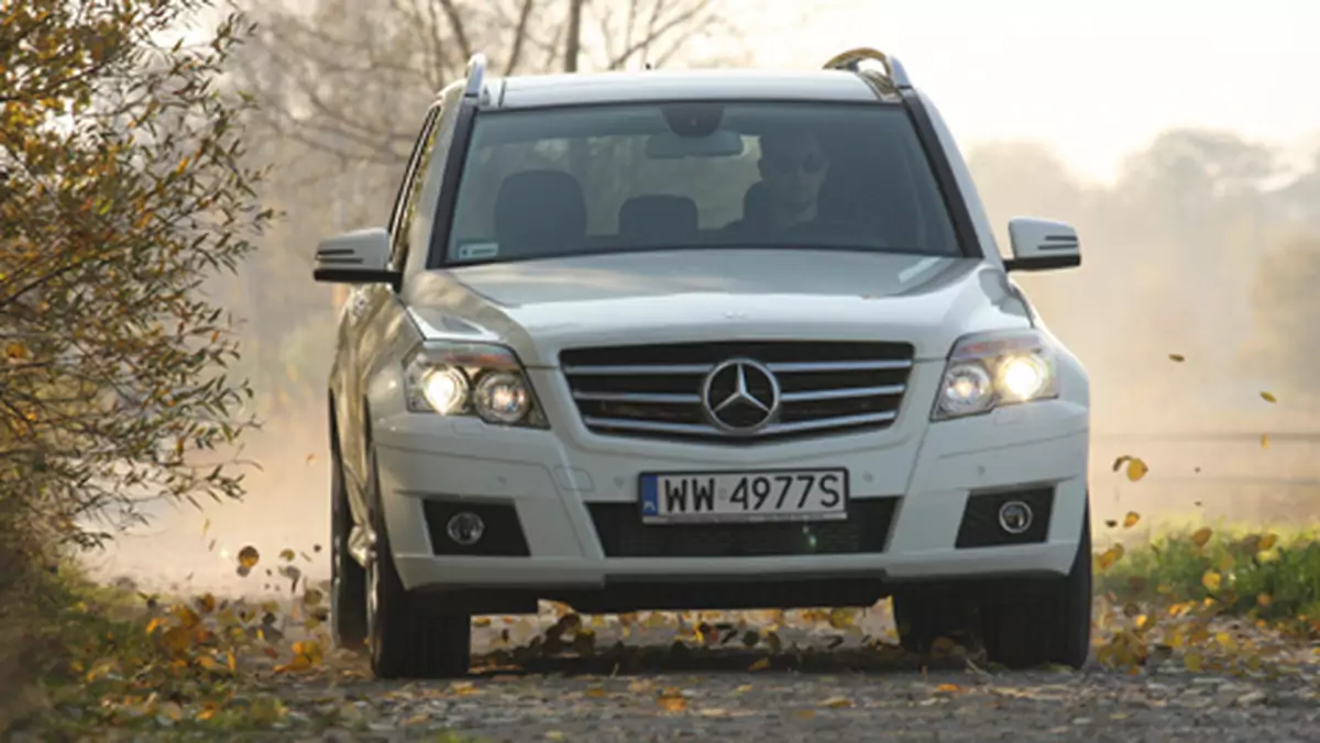 Mercedes GLK 320 CDI - Kanty w standardzie