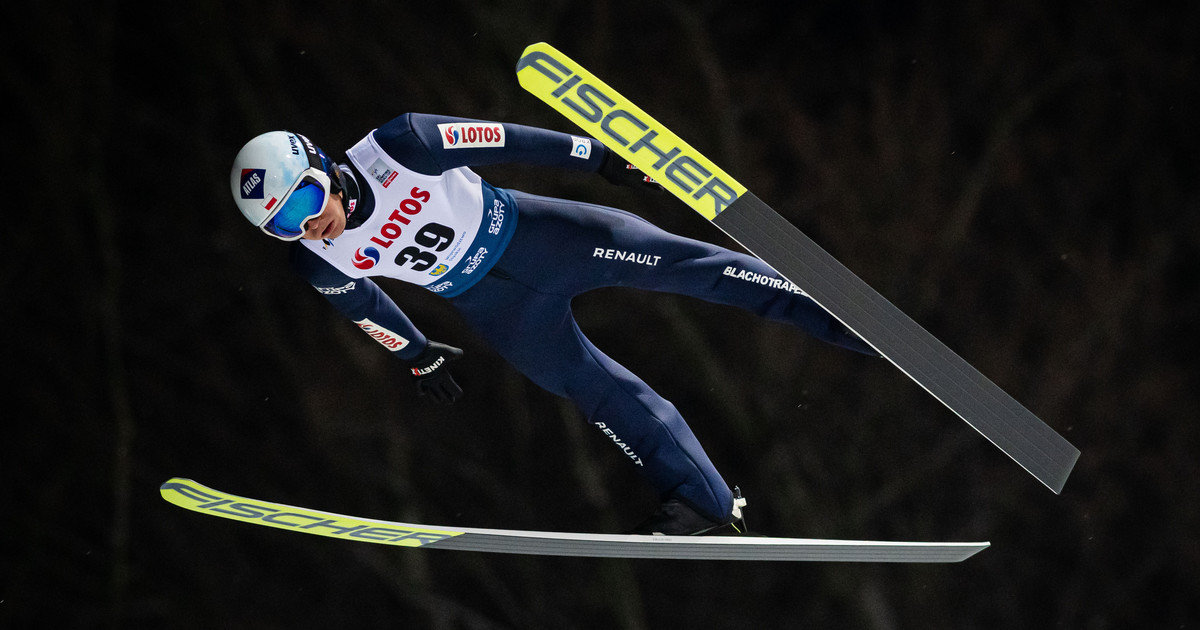 Jeg hopper i dag.  Jan Hoerl vant verdenscuppen i Wisła.  Stoch er lederen for polakkene