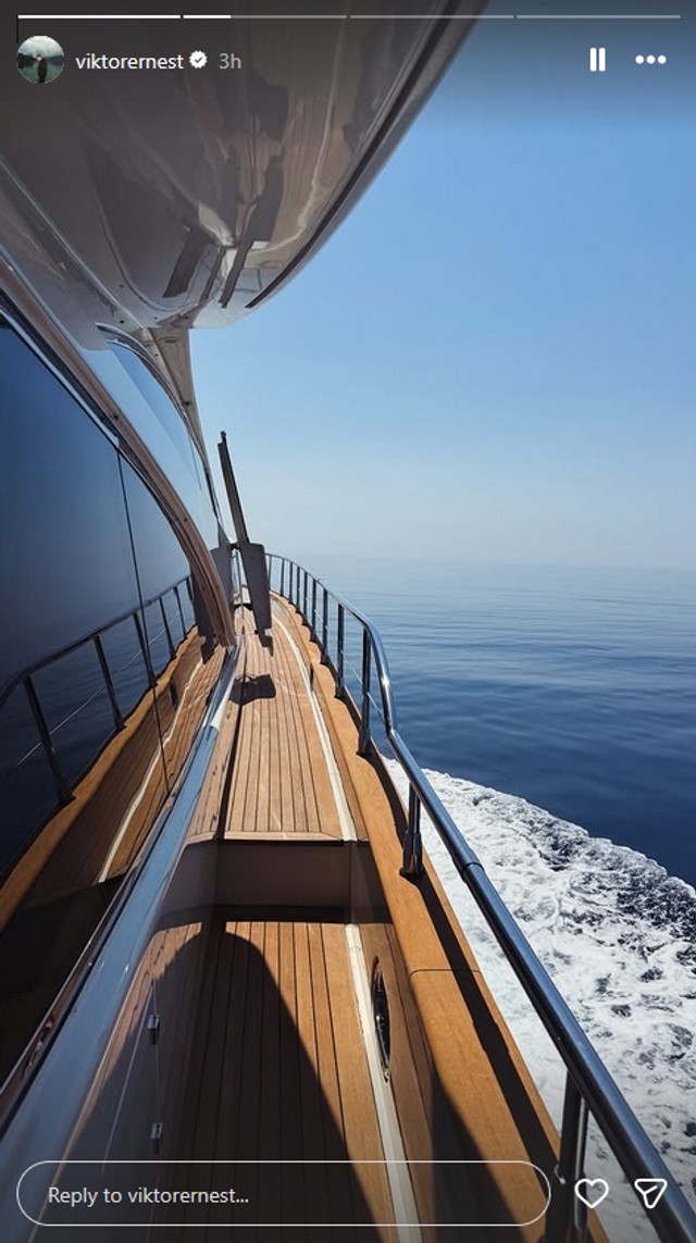 Objava Viktora Živojinovića FOTO: Instagram viktorernest
