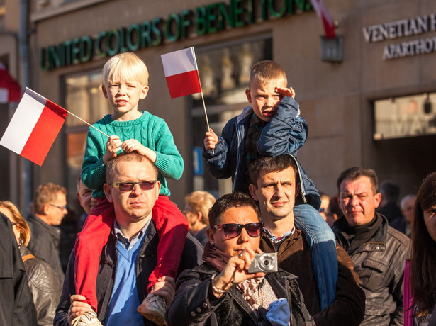 Polacy. Flagi. Święto państwowe.