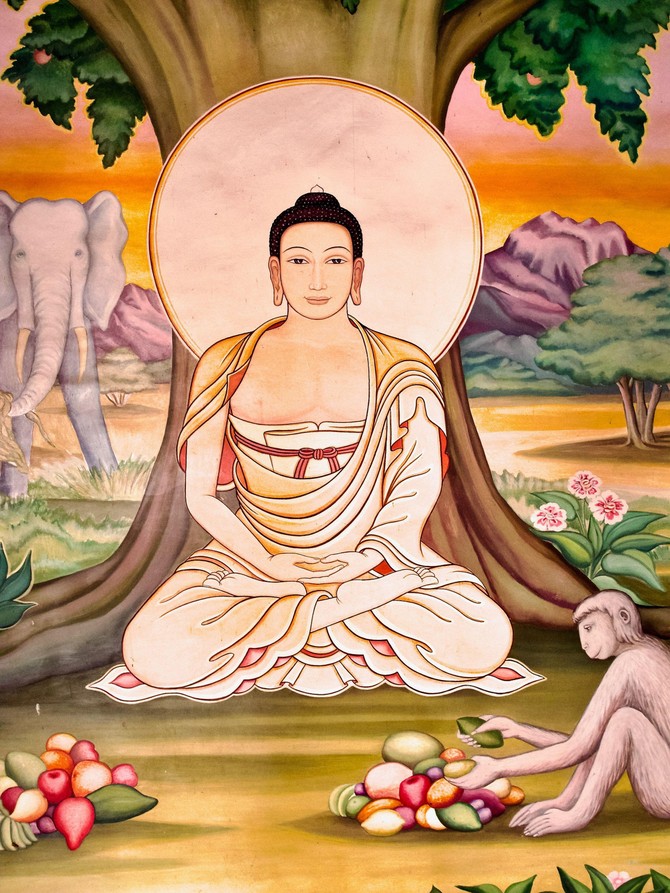 Buda u dubokoj meditaciji
