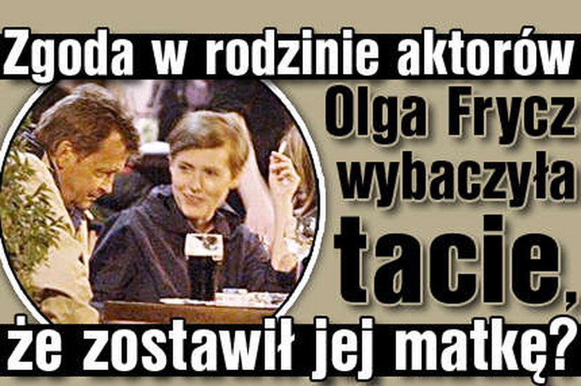 Jan Frycz pogodził się z córką!