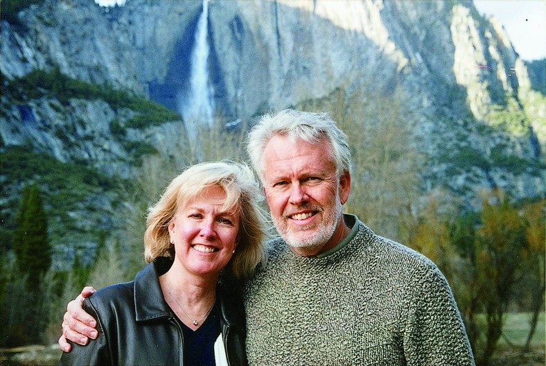 Janis Durham z mężem Maxem, Park Narodowy Yosemite, 2003 r.