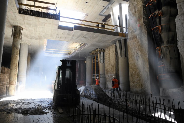 Budowa stacji metra Stadion (6)