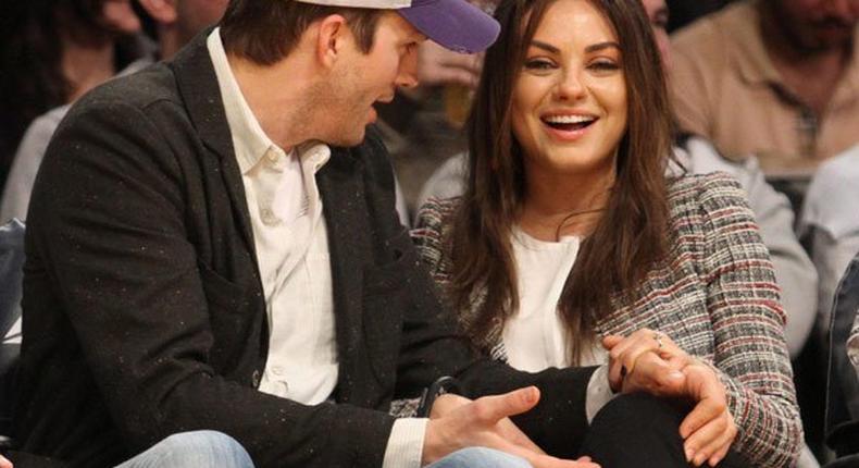 Ashton Kutcher and Mila Kunis