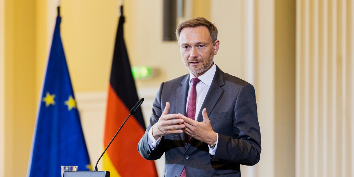 Minister finansów Niemiec Christian Lindner