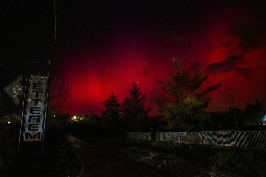 Polarna svetlost u Mađarskoj