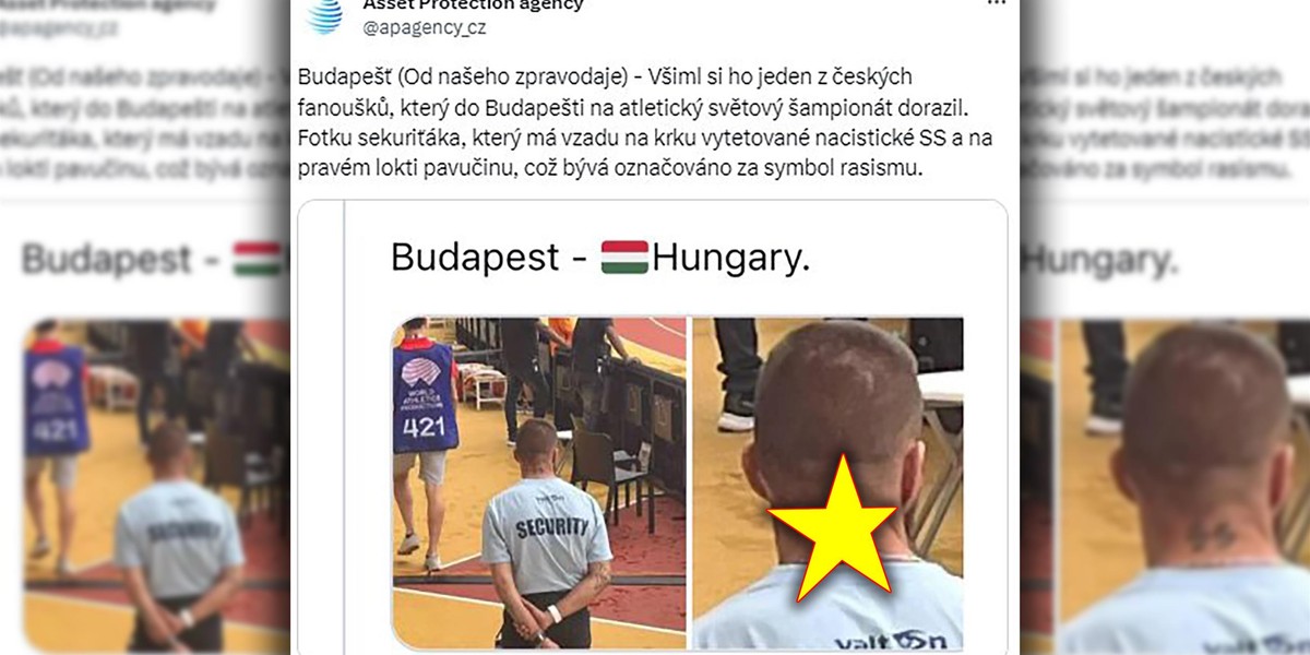 Skandaliczny tatuaż wywołał skandal na mistrzostwach świata w Budapeszcie. 