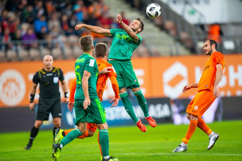 14.09.2018 KGHM ZAGLEBIE LUBIN - WKS SLASK WROCLAW EKSTRAKLASA PILKA NOZNA