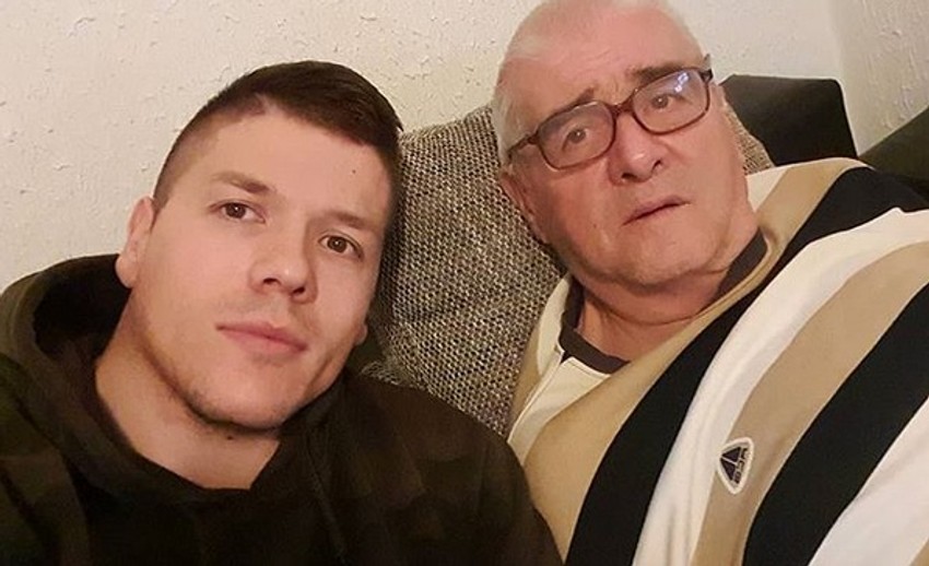 Sloba Radanović, otac Dušan