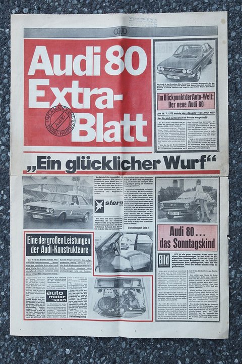 Audi 80 GL
- nowa klasa osiągów