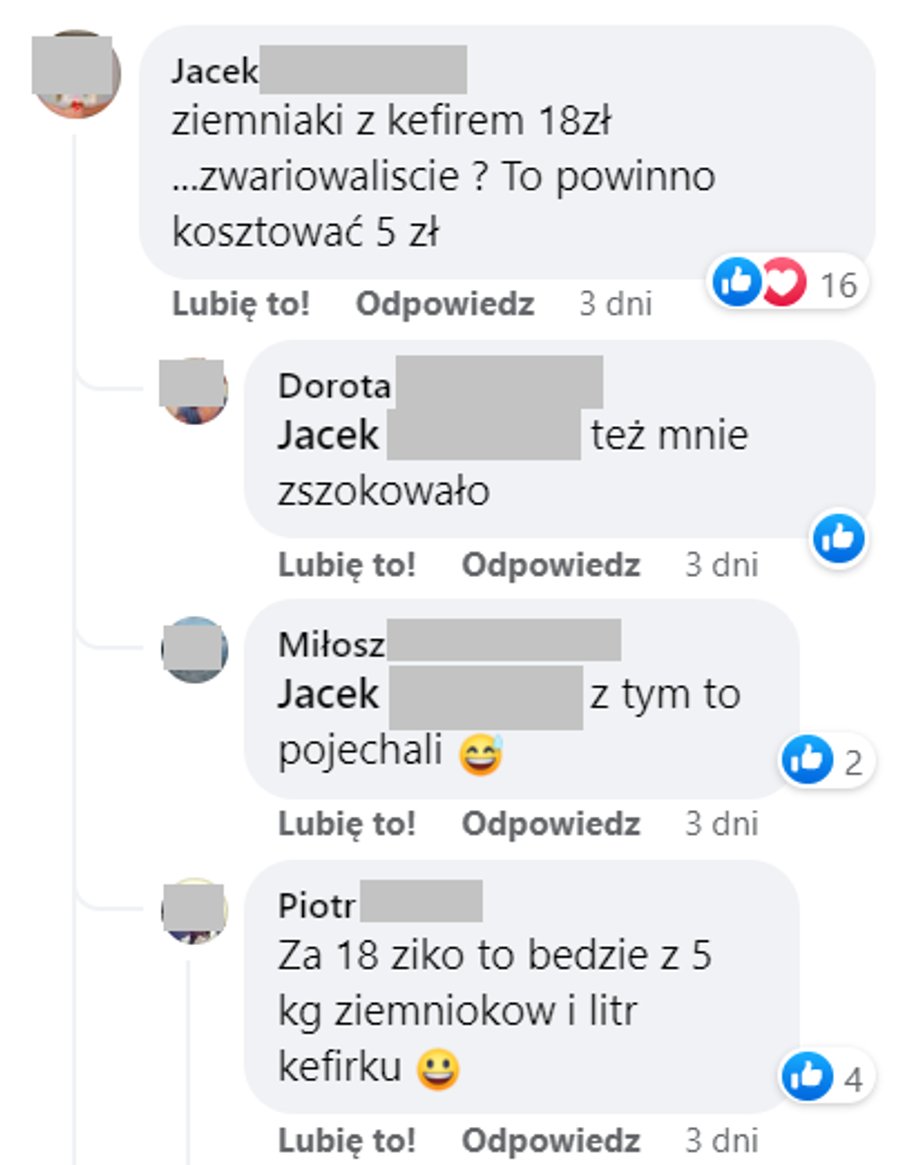 Uczestnicy festiwalu Pol'and'Rock narzekają na ceny niektórych dań.