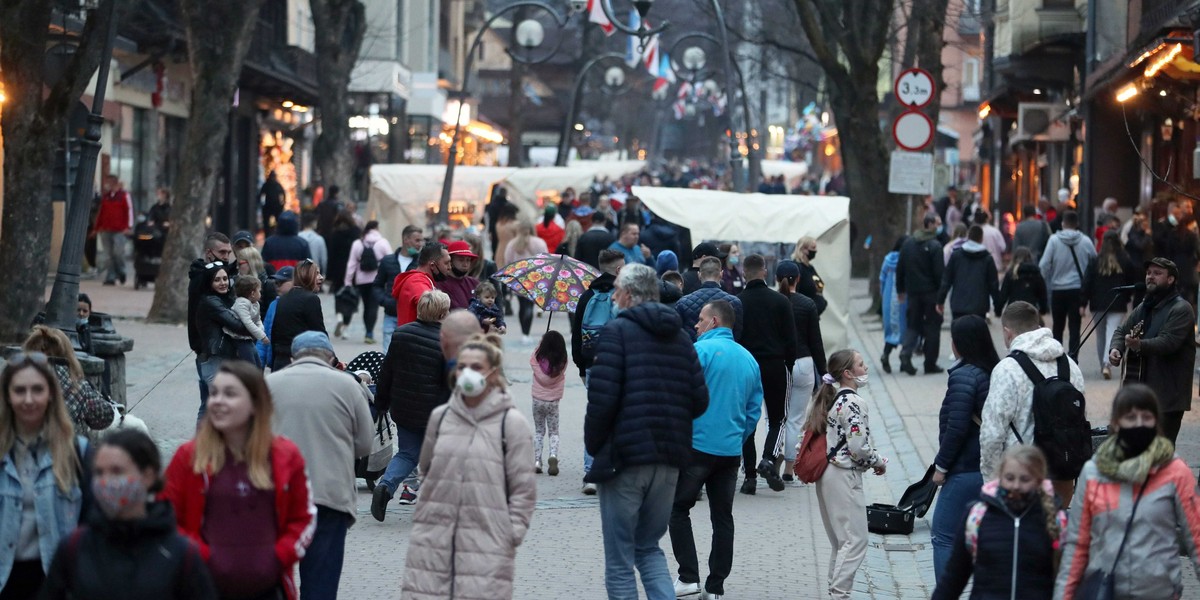 Zakopane to popularny zimowy kurort. 