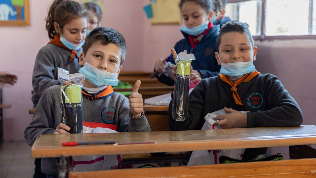 Program Szkoła Szkole przywraca radość małym Syryjczykom