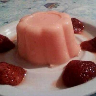 Házi epres puding 