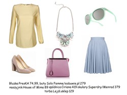 Pastelowe lato w pracy. STYLIZACJE