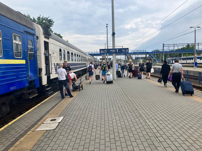 Železnička stanica u Helmu, Poljska