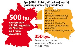 Pół miliona polskich specjalistów chce wyjechać do pracy w Niemczech