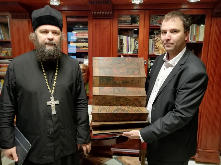 Otac Dionisije i Viktor Lazić