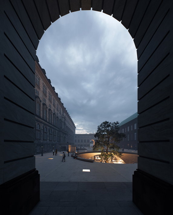 Zwycięski projekt na koncepcję Duńskiego Parlamentu
