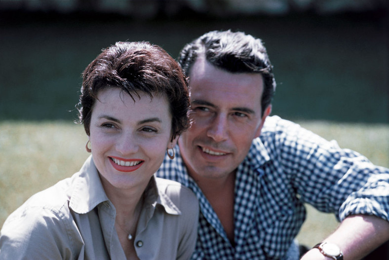 Julie Warren i John Forsythe (1957 r.)