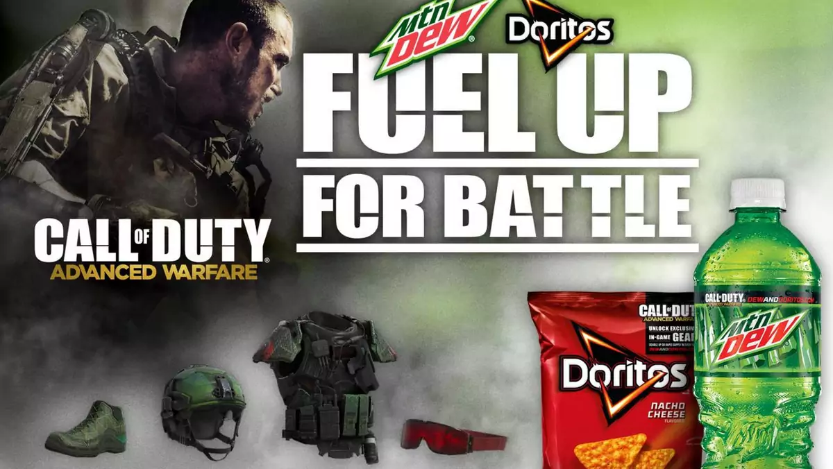 Moutain Dew i Doritos promują się w Call of Duty: Advanced Warfare
