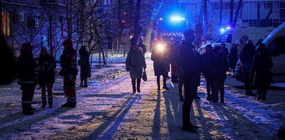 Atak na Kijów. Rój dronów "pokąsał" budynki m.in. w centrum stolicy