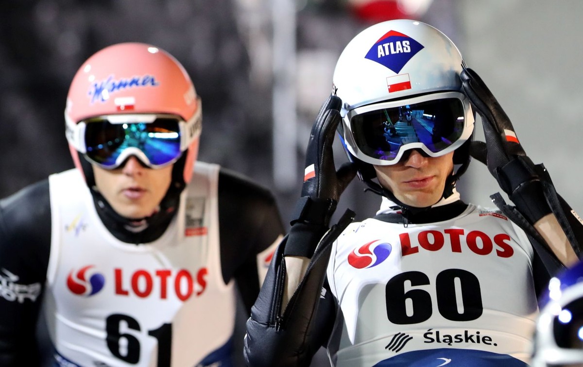 Dawid Kubacki (z lewej) i Kamil Stoch