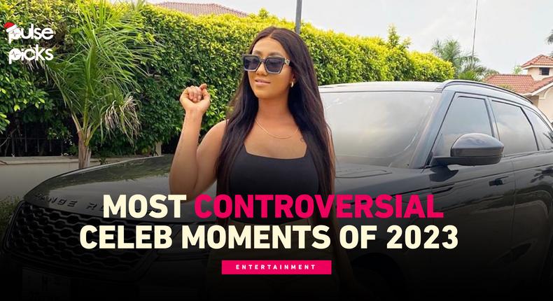 Most controversial celeb moments of 2023