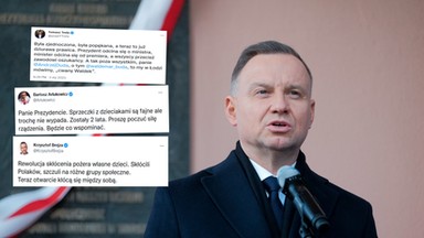 Politycy komentują słowa prezydenta Dudy do ministra. "Trochę nie wypada"