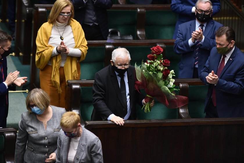 Jarosław Kaczyński, sejm, wotum nieufnosci