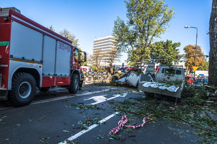 Do wypadku doszło przy 6-go Sierpnia w Łodzi