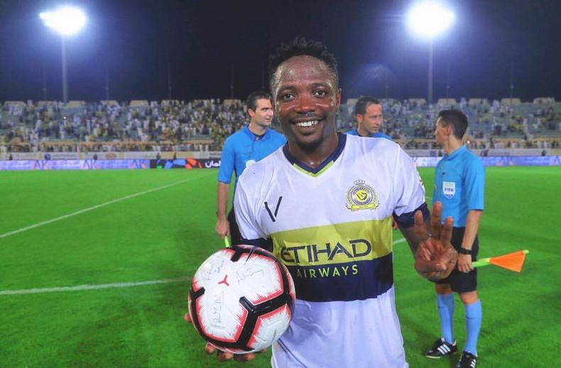 Ahmed Musa scored a hat-trick for Al-Nassr against Al-Qadsiah