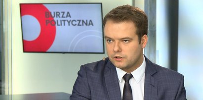 Polityk PiS przyszedł głodny do "Burzy politycznej"?