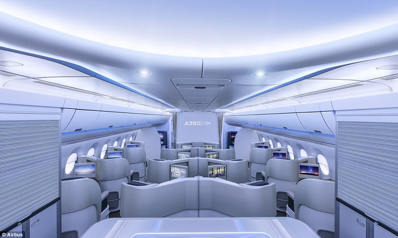 Cabin interior for the Airbus A330-800neo 