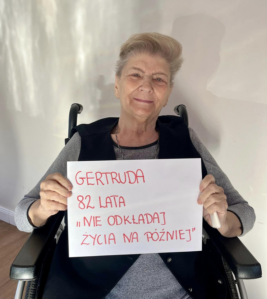 Pani Gertruda, 82 lata