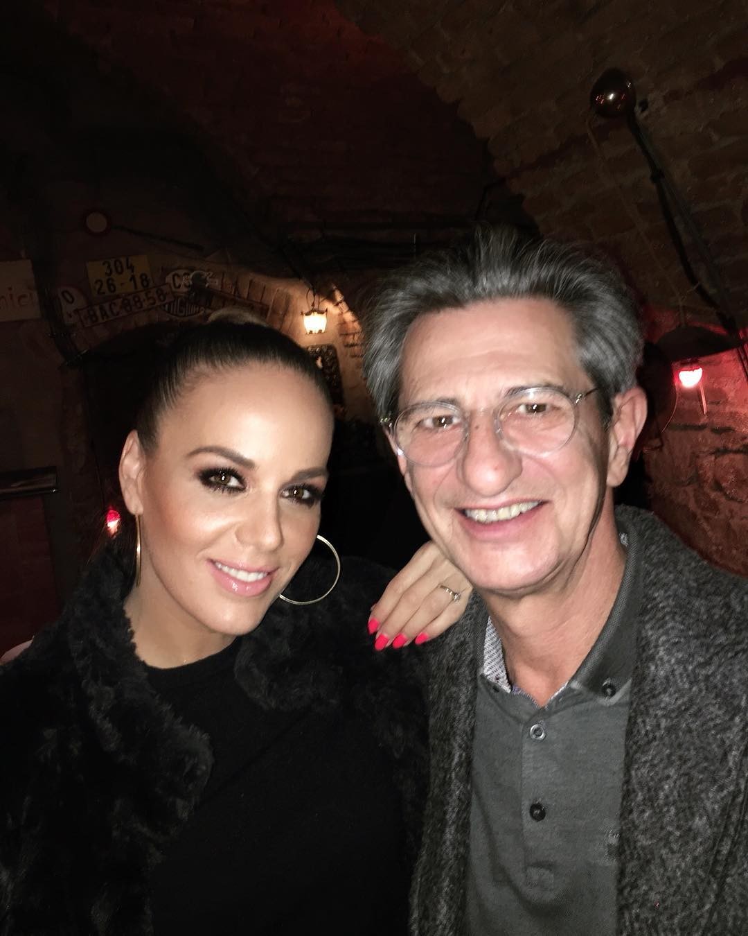 Herec Miroslav Noga s Karin Haydu.