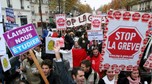 FRANCJA PROTEST PRZECIWKO STRAJKOM