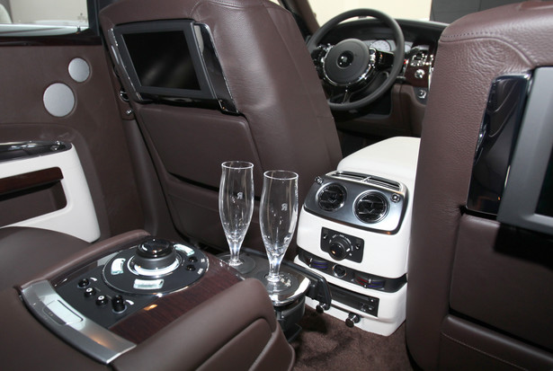 Wnętrze "Ducha" Rolls-Royce'a