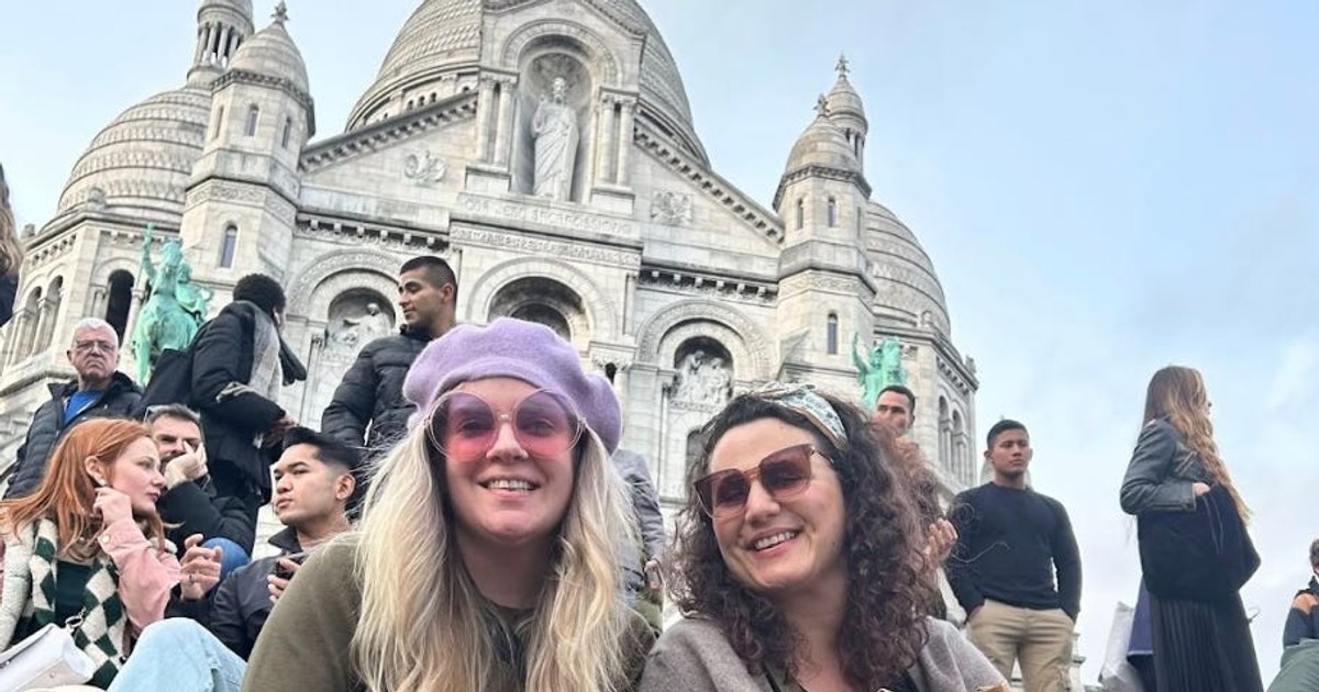 My best friend and I visited Paris together, but stayed in separate ...