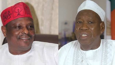 Rabiu Kwankwaso and Abdullahi Ganduje are set to determine the next governor of Kano state (Legit)