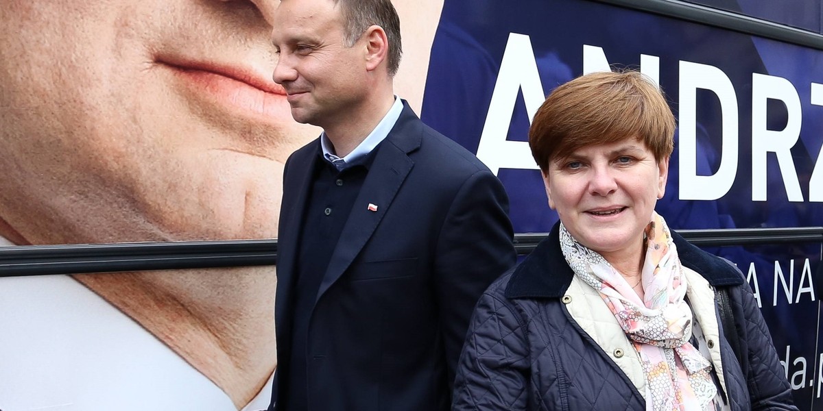 Andrzej Duda i Beata Szydło